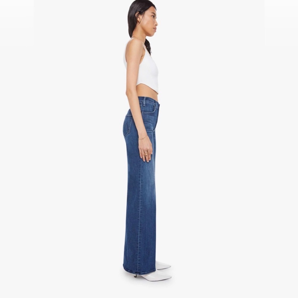 MOTHER Blue Flare & Wide Leg Jeans - Picture 3 of 9